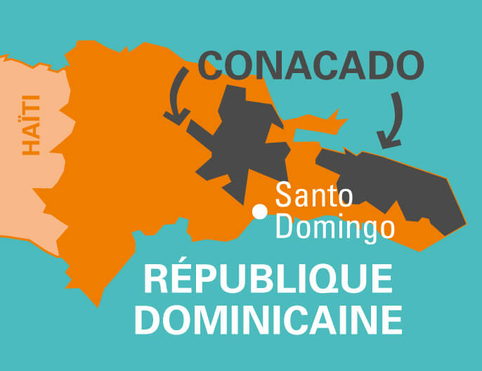 Carte coopÃ©rative Conacado en RÃ©publique dominicaine - PÃ¢te Ã  tartiner bio